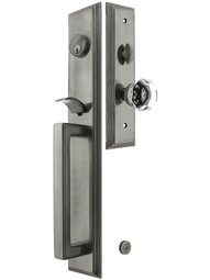 Melrose Mortise Handleset with Choice of Interior Knob or Lever